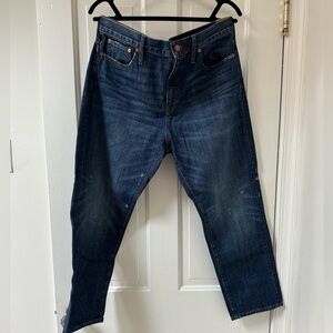 Madewell NEW WITH TAGS straight leg high rise crop Jean